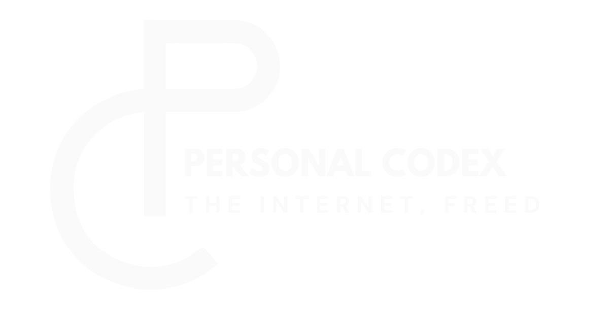 Personal Codex Logo White